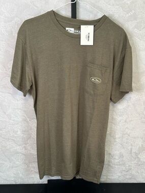 Drake Olive Green Short-Sleeve Pocket Tee
